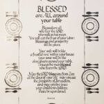Psalm 128 canvas